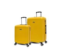 Unik REVOLUTION Juego Maletas de Viaje - Set Maletas de Viaje 2 Piezas - Juego de Maletas 2 Piezas - Maleta de Mano y Maleta Mediana (Mustard)