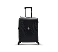Unik REVOLUTION Maleta de Cabina Expandible 55 cm (34-41 L) - Rígida y Ligera, ABS Reciclado, 4 Ruedas Dobles 360°, Candado Integrado, Equipaje de Mano Negro