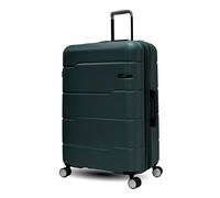 Maleta Rígida, Equipaje de Viaje, 4 Ruedas Dobles Silenciosas, Cerradura TSA, Expandible, Ideal para Viajes, Adecuado para Aerolíneas, Material ABS Sólido, 77CM, Maleta Grande, Bottle Green, 28"
