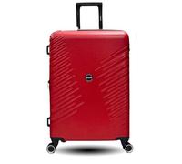 Maleta Grande Extensible ABS Equipaje de Mano Maletas de Viaje Trolley Rígidas y Ligeras en 5 Colores con 4 Ruedas Dobles Giratorias 360º, Diseño Moderno y Duradero, L(75x51x34CM),106L-(Rojo-Cereza)