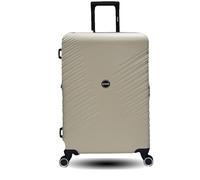 Maleta Grande Extensible ABS Equipaje de Mano Maletas de Viaje Trolley Rígidas y Ligeras en 5 Colores con 4 Ruedas Dobles Giratorias 360º, Diseño Moderno y Duradero, L(75x51x34CM),106L- (Taupe-Basico)