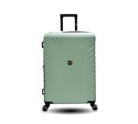 Maleta Mediana Expandible ABS Equipaje de Mano Maletas de Viaje Ligeras Rígidas con Trolley en 5 Colores con 4 Ruedas Dobles Giratorias 360º, Diseño Moderno y Duradero, M(67x46x30CM), 70L - Verde