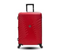 Maleta Mediana Expandible ABS Equipaje de Mano Maletas de Viaje Ligeras Rígidas con Trolley en 5 Colores con 4 Ruedas Dobles Giratorias 360º, Diseño Moderno y Duradero, M(67x46x30CM), 70L - (Rojo)