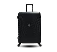 Maleta Mediana Expandible ABS Equipaje de Mano Maletas de Viaje Ligeras Rígidas con Trolley en 5 Colores con 4 Ruedas Dobles Giratorias 360º, Diseño Moderno y Duradero M(67x46x30CM), 70L - Negro