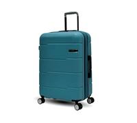 Unik REVOLUTION Maleta Mediana Rígida Expandible 67cm (24”) con Ruedas Dobles 360° y Cerradura TSA - ABS Sólido y Ligero - Maleta para Facturar - Color - Verde Esmeralda