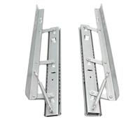 Unikicool Correderas para cajones de Mesa elevadora,correderas Extensibles para Mesa de Comedor,Rieles de extensión for mesas,Silencioso,Liso,Fuerte y Estable,1 Par,para Mesa de Comedor,Escritorio