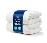 UNIKOME Edredón premium 135x200 nórdico para todo el año para alérgicos 100% plumas y plumón extra suaves 1134g peso de relleno 100% algodón certificado OEKO-TEX y RDS lavable edredón acolchado blanco