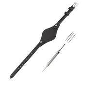 unilabo Correa de reloj de cuero compatible con Fossil para mujer, 8 mm, ES2829, ES2830, ES3060, ES3076, ES3077, ES3148, correa de repuesto para hombres y mujeres, color negro