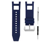unilabo Correa de reloj de goma compatible con Invicta Subaqua Noma III 0736 0737 0738 0778 0779 0780 0924 0927 correa de silicona de repuesto para hombres y mujeres (azul)