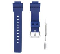 unilabo Correa de reloj de resina compatible con Casio G-Squad de 21 mm x 16 mm, GBA-800, GBA800, GBD-800, GBD800, correa de repuesto para hombres y mujeres, color azul