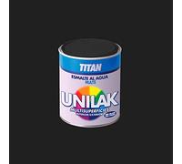 Unilak Esmalte Laca Universal Multisuperficies Mate Negro 375 ml
