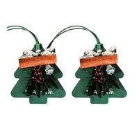 unilarinna Christmas Tree Car Aromatherapy Tablets Home Wardrobe Incense Hanging Fragrance Solid Car Fragrance Tablets Drahtkorb Rund Badezimmer (A, One Size)