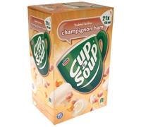 Unilever Coup a Soup, Sopa de Champiñones y Jamón, Sopa en Bolsa, 21 x 175 ml