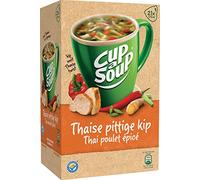 Unilever Coup a Soup, Sopa Picante de Pollo, Sopa en Bolsa, 21 x 175 ml