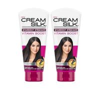 Unilever Phils., Inc. Cream Silk Conditioner Standout Straight for Straighter Hair Creamsilk 180 ml (paquete de 2)