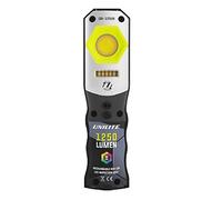 Unilite CRI-1250R - Luz LED compacta recargable por USB de alta potencia | 1250 lm | 2700 K 4500 K 6500 K | 96+ CRI | SW UV LED