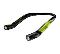Unilite NL-350R - Luz de cuello recargable por USB, 350 lúmenes, ángulo amplio de 120 grados, tiempo de funcionamiento de 2 a 10 horas, rango de haz de 45 metros, IP54/IK07