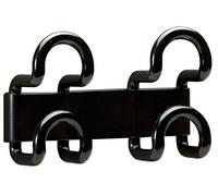 Unilux 100340662 - Colgador doble 2 ganchos, color negro