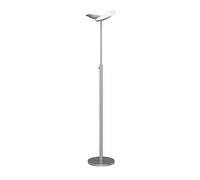 Unilux 400100711 elegante diseño Foco LED al techo, IP20, 40 W Lámpara de pie blanco cálido Lámpara de suelo para directa de y indirecta beleutung gris