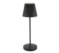 Unilux Ava - Lámpara LED de mesa con batería para exteriores, IP44, intensidad regulable y temperatura de color, 5200 lm, color negro