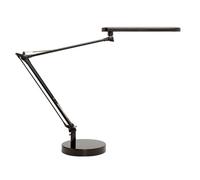 Unilux, lámpara de escritorio led mambo, doble brazo con triple artic