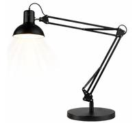 Unilux LED Lámpara de Escritorio, Aluminio, Negro, 40 x 40 x 17 cm [Clase energética
