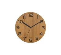 Unilux - Palma Pared Quartz clock Alrededor Bamboo