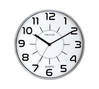 Unilux Pop Clock, Gris Metalizado, 30.5 cm