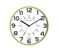 Unilux - POP Pared Quartz clock Alrededor Verde