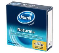 UNIMIL NATURAL es un condón clásico que combina placer y experiencia natural con total seguridad. Descuento en paquetes de 3
