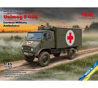 Unimog S 404, Ambulancia Militar Alemana 1:35 Kit De Modelo De Plástico ICM