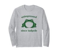 Unimpressed Since Tadpole Funny Frog Silly Graphic Manga Larga
