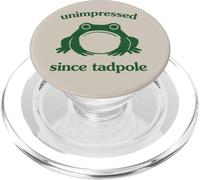 Unimpressed Since Tadpole Funny Frog Silly Graphic PopSockets PopGrip para MagSafe