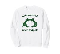 Unimpressed Since Tadpole Funny Frog Silly Graphic Sudadera