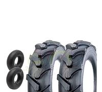 Union 2 neumáticos + 2 cámaras de Aire para Tractor 3.50 - 8 Reforzados 4PR neumáticos neumáticos neumáticos neumáticos Falsos Falso Falso Falso Todoterreno