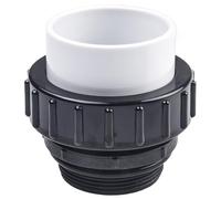 Unión adaptador de PVC de alta temperatura de 5.1 cm Mip x 5.1 cm para bombas de piscina Whisperflo Intelliflo - Juego de 2 o 4 piezas (4 piezas)