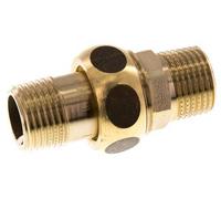 Unión Conector Recto R1/2'' Latón Junta Plana Centellen 16bar (224.8psi)