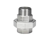 Unión de cables interna y externa de acero inoxidable 304, rosca hexagonal fundida de precisión, ajuste de aceite, ahorro de aceite, junta roscada(G1-1/2)