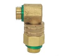 Unión de cobre de 90 grados para máquinas de tubos medicinales con tubo de alta presión y pulverizador de tracción, adecuado para agricultura y agricultura (rosca macho)