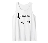 Unión de las Comoras - África País Geografía africana Camiseta sin Mangas