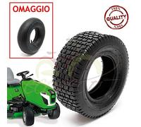 Union EGB06QXU - Neumático + cámara de aire 15 x 6.00-6 reforzado para tractor cortacésped de goma