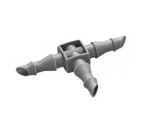 Unión en T para Micro-Drip 3/16", ramificación eficiente para sistemas de riego de precisión