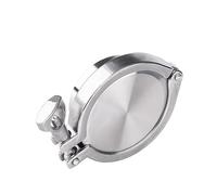 Union - Férula de soldadura de tubería O/D de 108 mm + tapa de extremo + abrazadera triple + junta de silicona de acero inoxidable 304 para cerveza casera