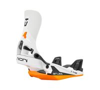 Union - Fijaciones snowboard - Atlas Step On White Orange - Talla S - Blanco Blanco S