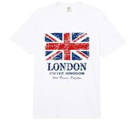 Union Jack - Bandera del Reino Unido - Bandera de Gran Bretaña - Londres Comfort Colors Adult Heavyweight T-Shirt