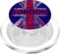 Union Jack desgastada de Londres Inglaterra PopSockets PopGrip para MagSafe
