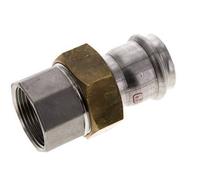 Union Press Fitting - 35mm Hembra & Rp 1-1/4'' Hembra - Acero Inoxidable Junta Plana