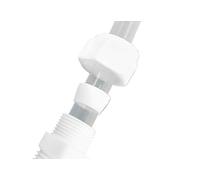 Unión reductora de PTFE de 5 piezas con virola y rosca macho, extremo de 3 mm for sistemas neumáticos e hidráulicos(D3mm-D7mm)