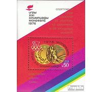 Unión Soviética block115 (Completa.edición.) 1976 . éxitos el soviética. Deportistas (Sellos para los coleccionistas) Juegos