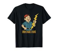 Union Sparks Strong Proud Electrician Brotherhood Camiseta